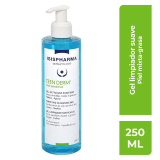ISISPHARMA Teen Derm Sensitive Gel Limpiador 250 ml