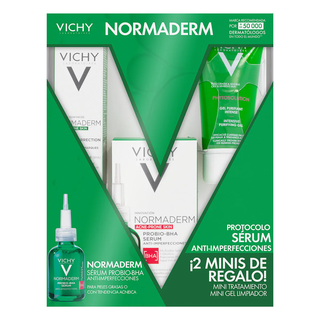 VICHY KIT NORMADERM PROBIO BHA SERUM+MINI GEL+MINI DOBLE CORRECTION