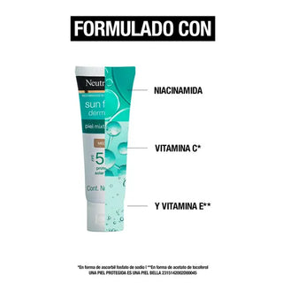 BLOQUEADOR NEUTROGENA SUN-FRESH TONO MEDIO FPS 50 40 G