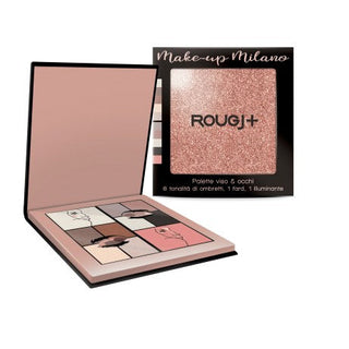 ROUGJ+ PALETA MAKE UP 10 COLORES MILANO