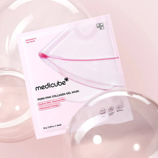 MEDICUBE - PDRN Pink Collagen Gel Mask 4 pzs | Mascarilla Hidratante y Reafirmante
