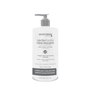 SEDERIASIS CREMA EMOLIENTE FACIAL Y CORPORAL 500ML