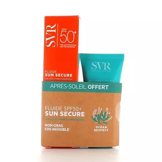 SVR KIT SUN SECURE FLUIDE SPF50 & TRATAMIENTO CALMANTE PARA DESPUES DEL SOL