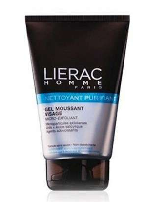 LIERAC HOMME GEL MOUSSANT LIMPIADOR PURIFICANTE 100ML