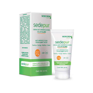 SEDEPUR CREMA MATIFICANTE COLOR CLARO FPS 20  30ML