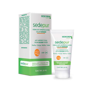 SEDEPUR CREMA MATIFICANTE COLOR DORADO FPS 20  30ML