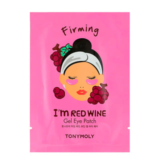 Parches de hidrogel reafirmante I'm Red Wine