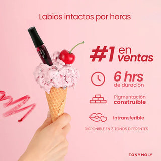 Tinta para labios tono 01 Rosa Cereza Delight