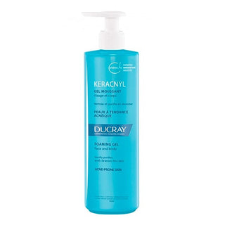 DUCRAY KERACNYL GEL LIMPIADOR DE CARA Y CUERPO 400 ML