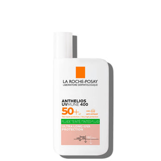 LA ROCHE-POSAY - Anthelios UVMune 400 Oil Control Fluido con Color SPF 50+ 50 ml | Protector Solar Facial Matificante