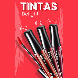 Tinta para labios tono 02 Rojo Delight