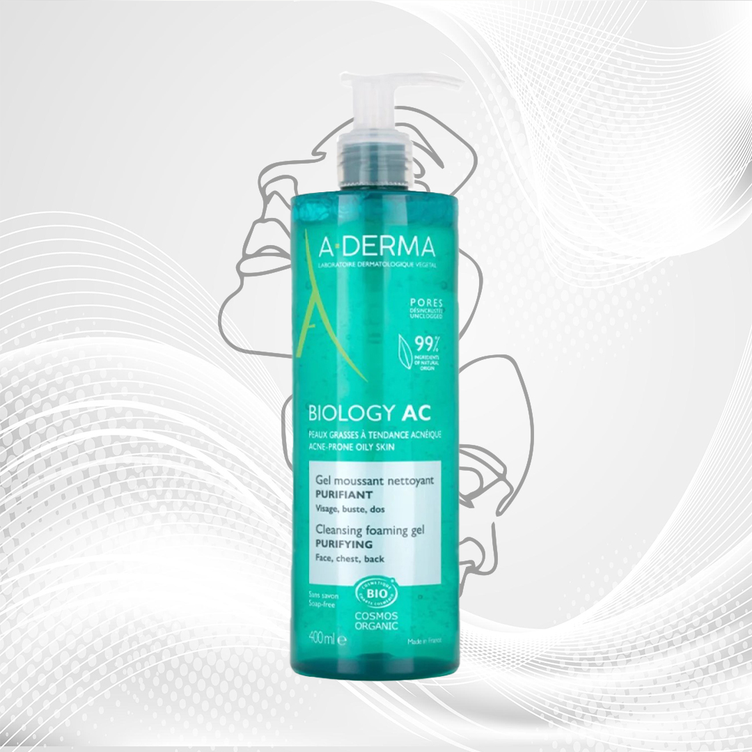 A-DERMA BIOLOGY AC GEL ESPUMOSO PURIFICANTE 400ML